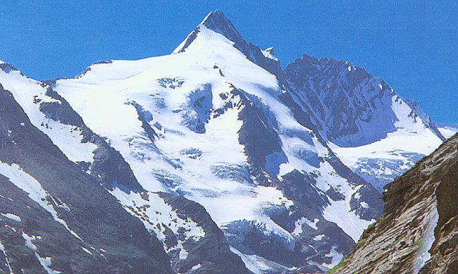 A Photo Gallery of the Gross Glockner, 3798m, the highest mountain in Austria