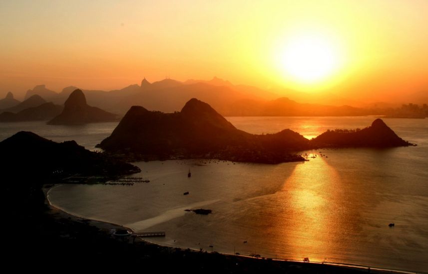 Sunset in Rio de Janeiro