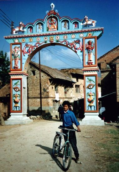 Entrance Archway at Sankhu