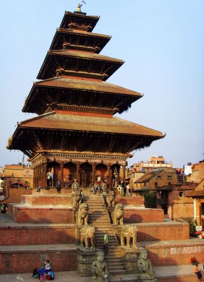 Pagoda style Temple in Bhaktapur