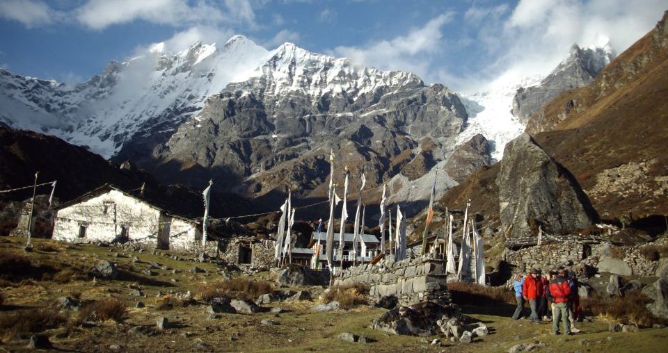Gompa at Kyanjin in the Langtang Valley