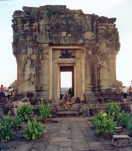 Phnom Bakheng Temple at Siem Reap in northern Cambodia