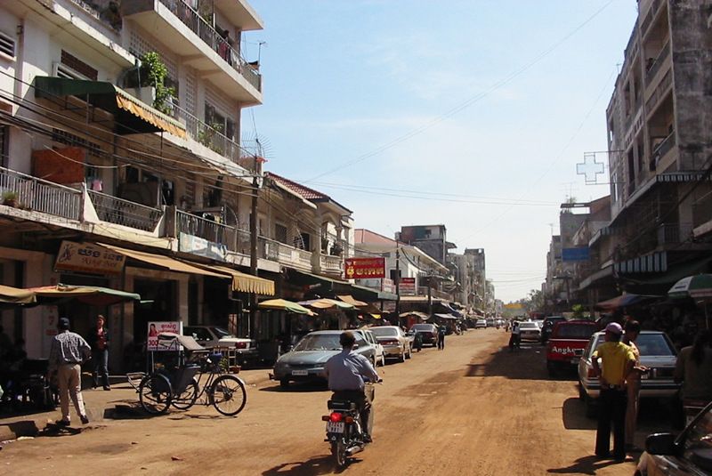 Side Street in Phnom Penh