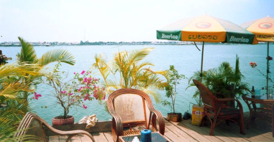 Boeng Kak Lake from Guest House Terrace in Phnom Penh