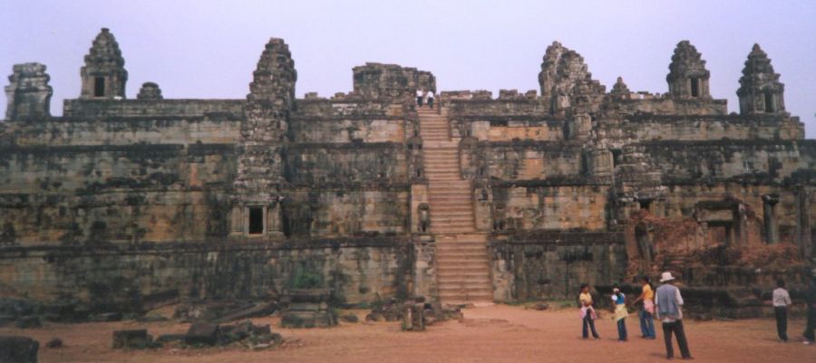 Phnom Bakheng Temple at Siem Reap in northern Cambodia