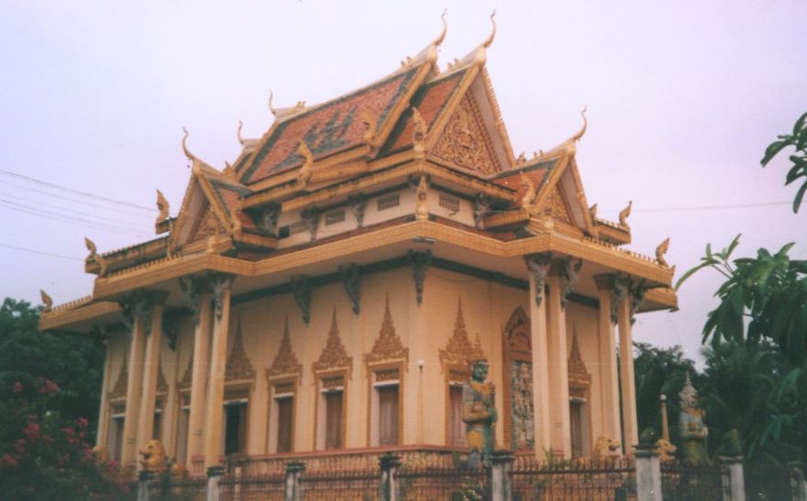 Wat Sangker in Battambang in NW Cambodia