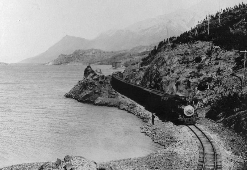 Old Photo of the White Pass - Yukon Railway