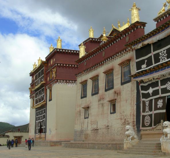 Songzanlin Monastery at Zhongdian ( Shangri La ) in NW Yunnan of SW China
