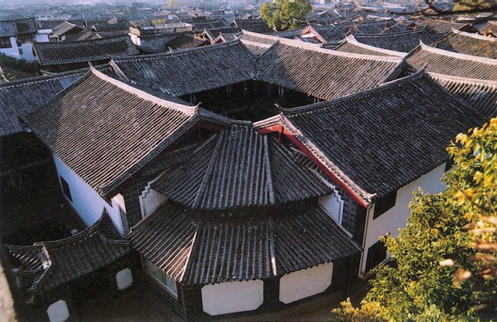 Congested Rooftops of Lijiang Old City