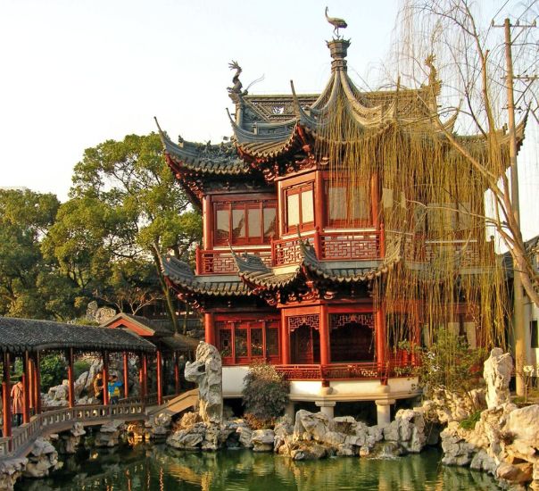 Yuyuan Garden in Shanghai in China