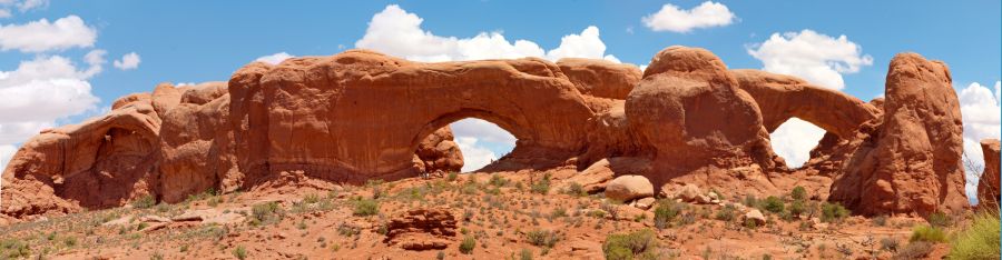 North Window and South Window ( The Spectacles ) in Arches National Park