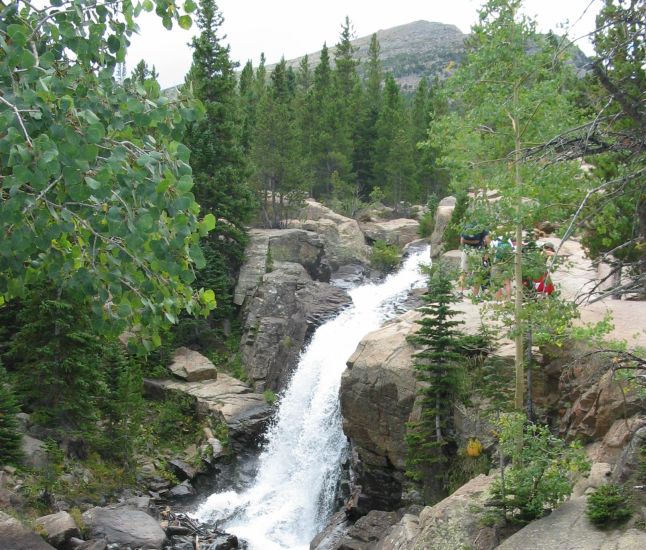 Alberta Falls in Rocky Mountain National Park, Colorado, USA