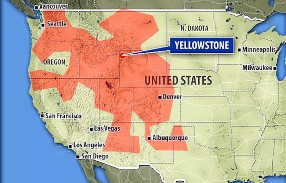 Location Map of Yellowstone National Park