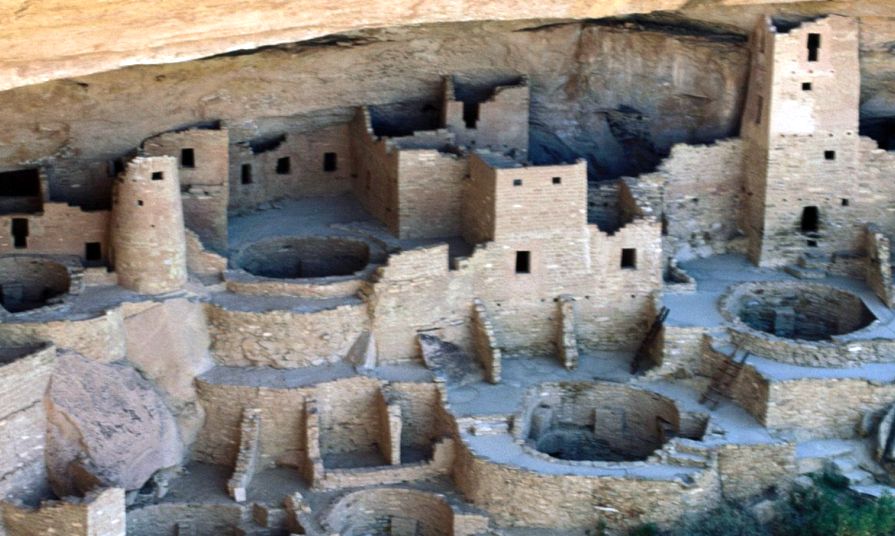 " Cliff Palace " - cliff dwellings on Mesa Verde