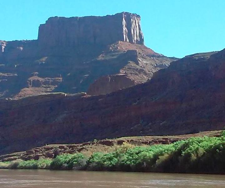 Dead Horse Point on Island in the Sky from Colorado River