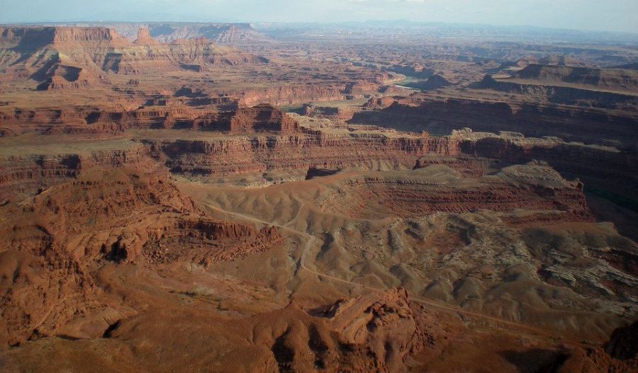 Canyonlands from Dead Horse Point on " Island in the Sky "