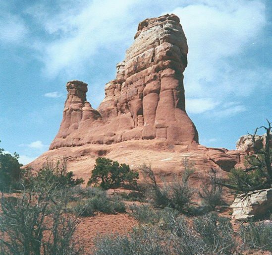 Sandstone Fin in Arches National Park
