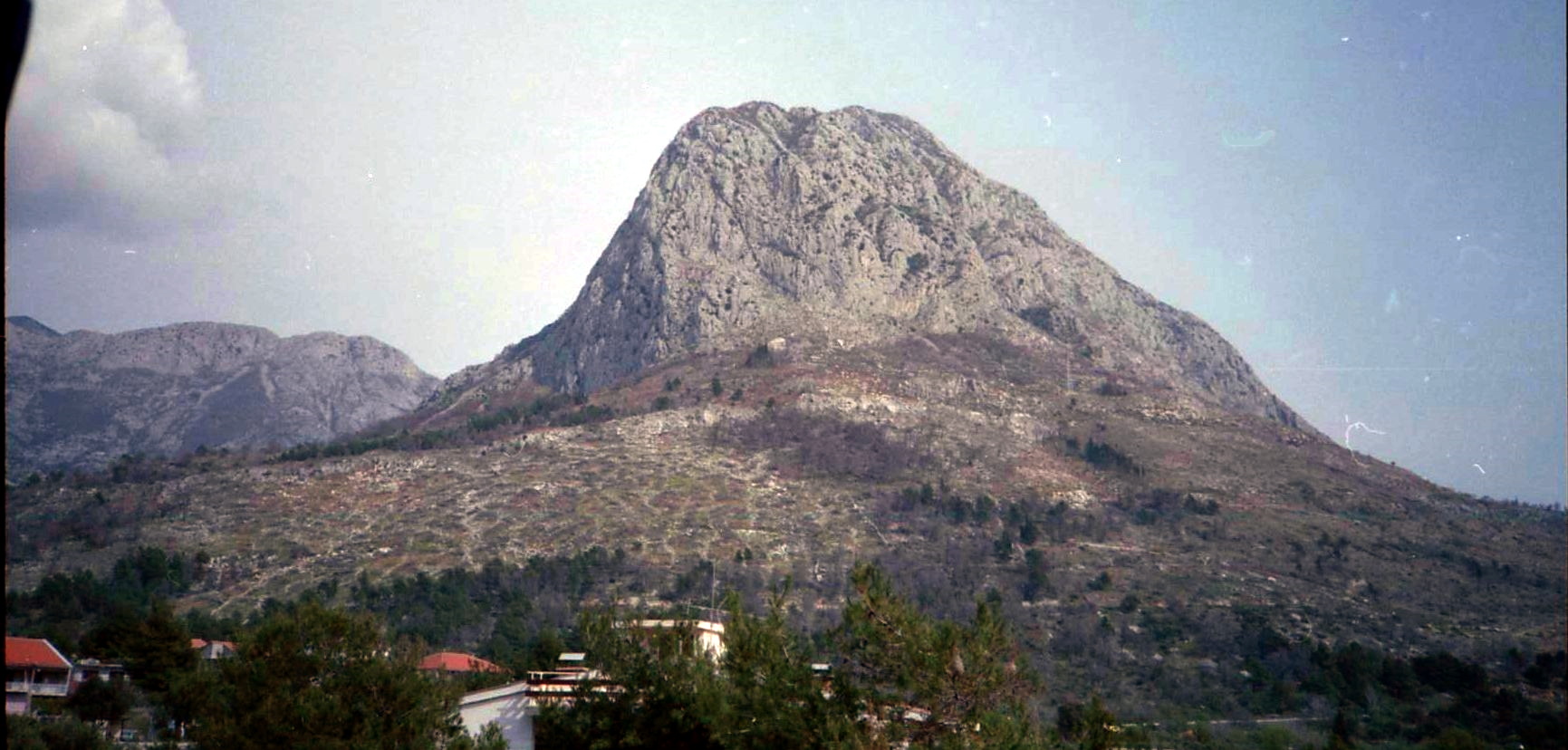 Biokovo Mountains on Dalmatian Coast of Croatia