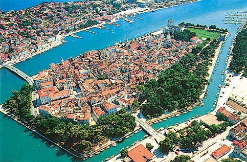 old Dalmatian town Trogir under protection of Unesco