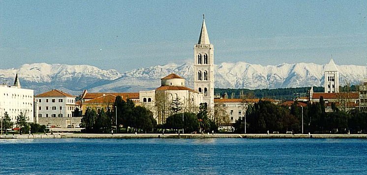 Zadar on the Dalmatian Coast of Croatia