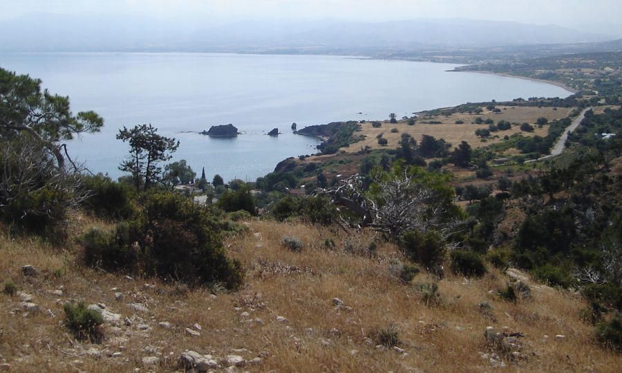 The Bay of Polis from the Adonis / Aphrodite Trail in the Akamas Peninsula of Western Cyprus