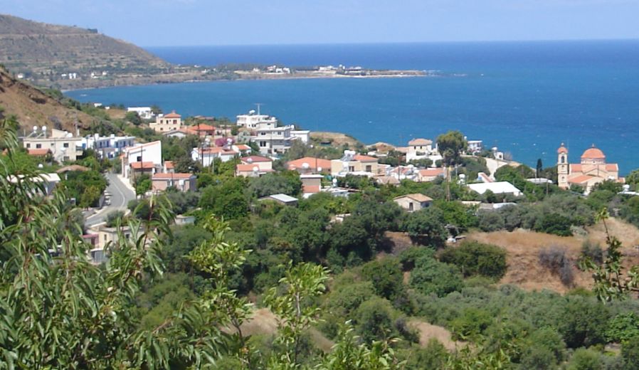 Village above Chrysochou Bay