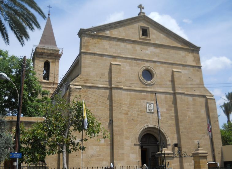 Holy Cross Church in Nicosia ( Lefkosia, Lefkoşa ) - the capital city of Cyprus