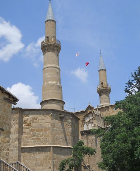 Minarets of the Selimiye Mosque in North Nicosia