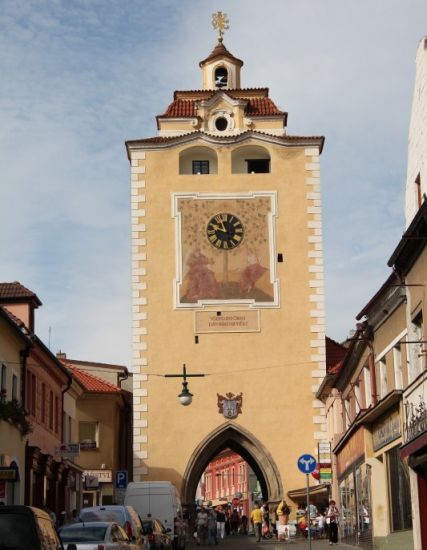 Beroun Town gate in the Czech Republic