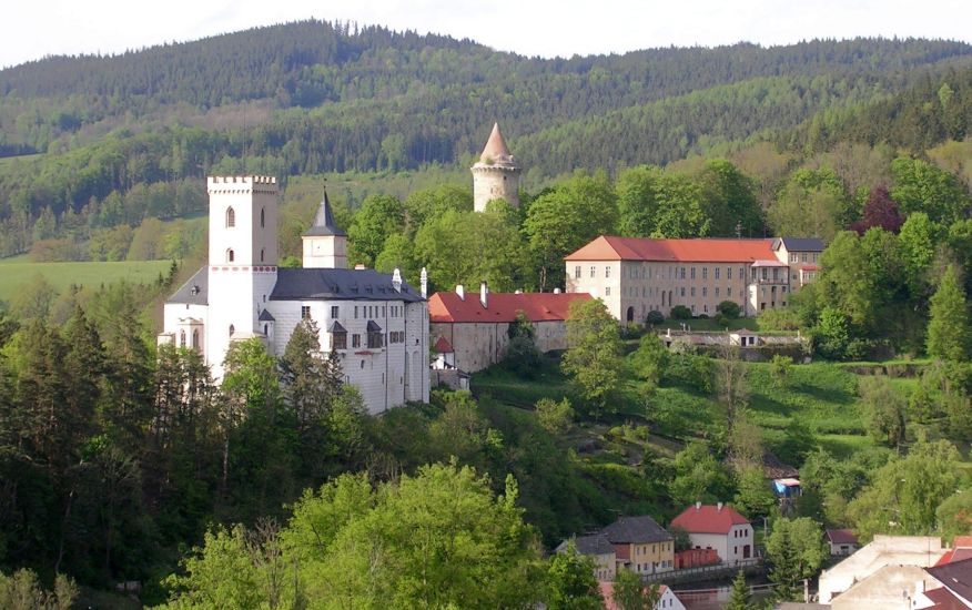Rozmberk nad Vltavou Castle in the Czech Republic