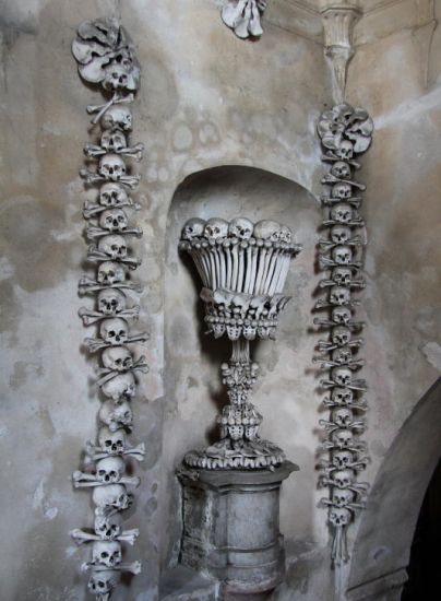 Ossuary ( Bone Church ) in Khutna Hora in the Czech Republic