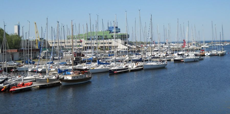 Marina at Pirita on Tallin Bay