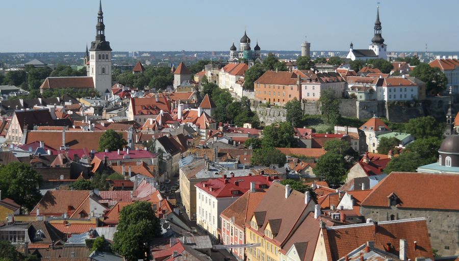 View over Tallinn - from Tower of St. Olav's Church
