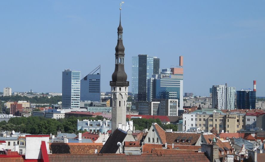 View over Tallinn - capital city of Estonia