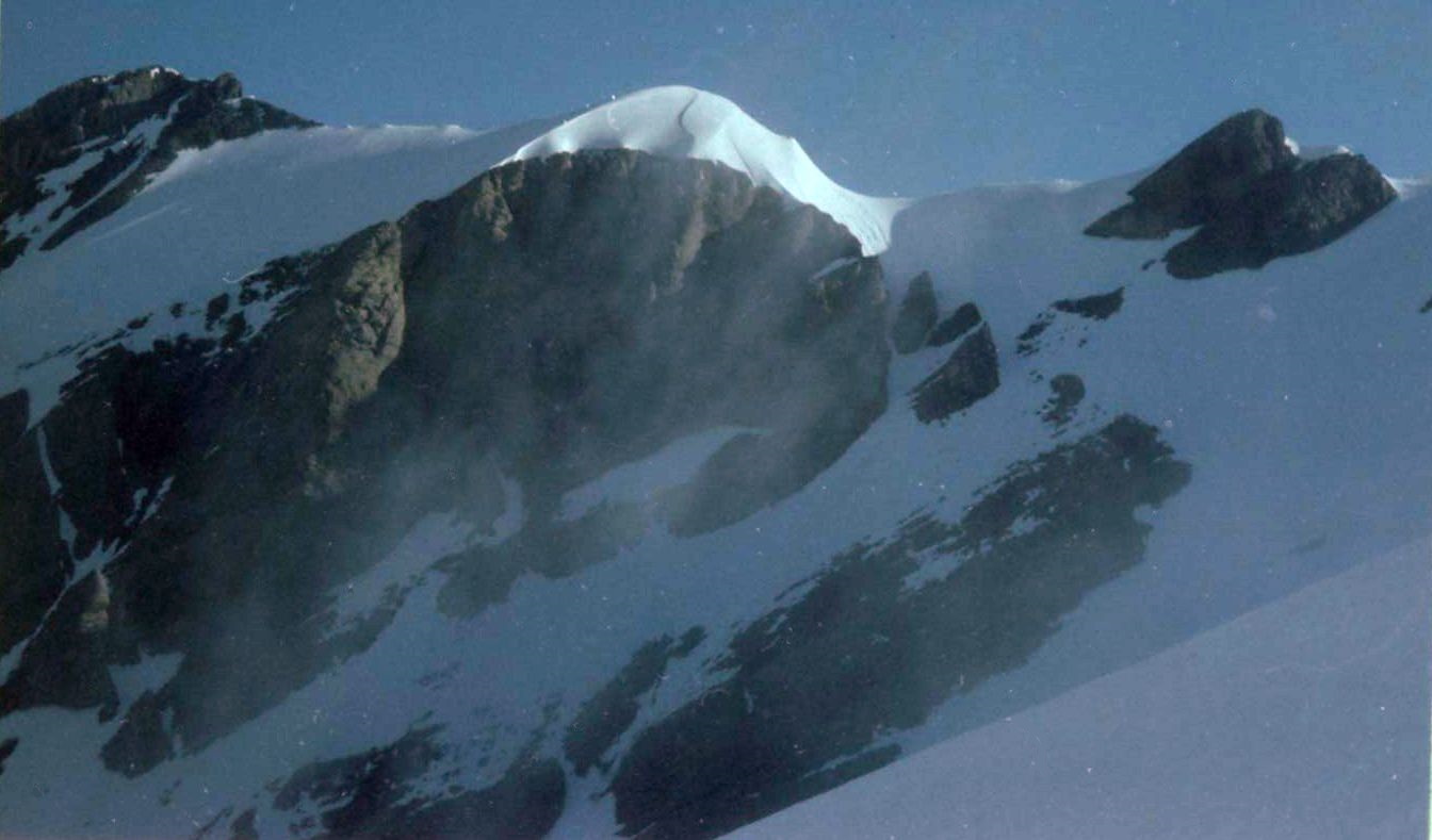 Summit ridge of the Balmhorn in the Bernese Oberlands
