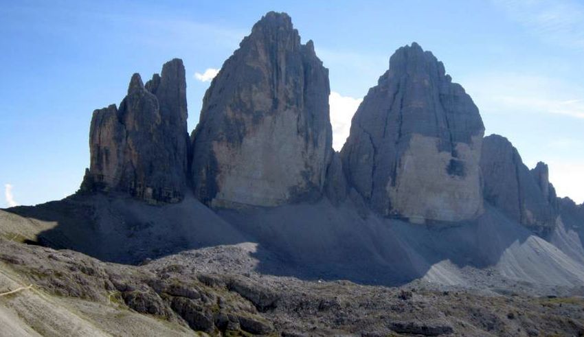Tre Cime di Lavaredo ( Drei Zinnen ) in the Italian Dolomites