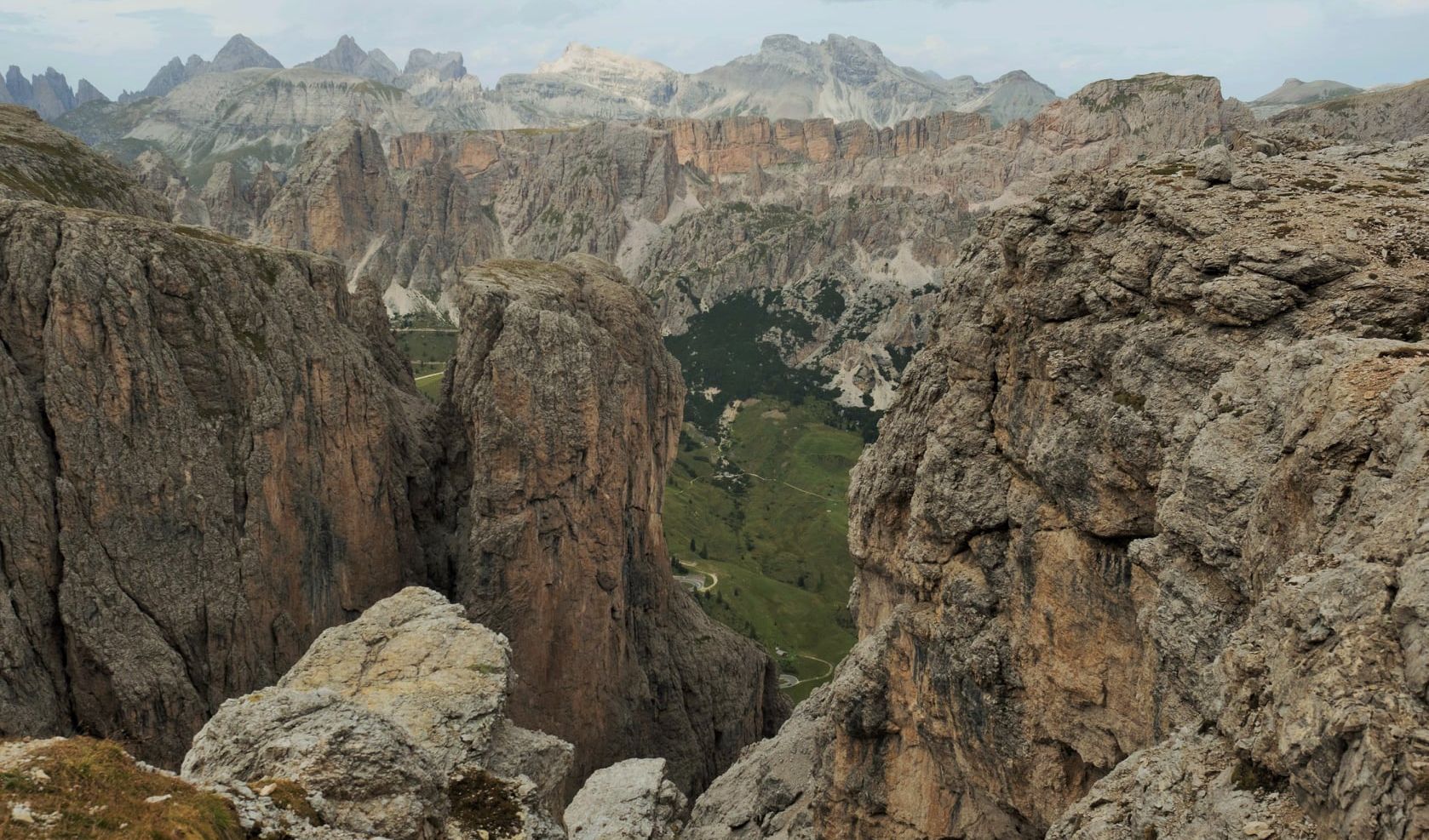 On ascent of Pic Boe in the Italian Dolomites