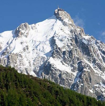 Aiguille du Midi above Chamonix