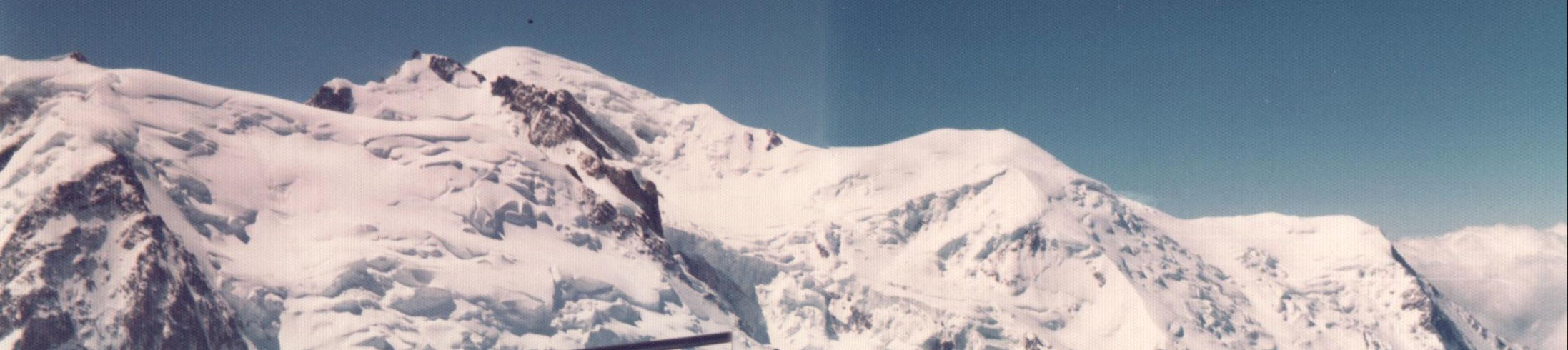 Mont Blanc from Refuge des Cosmiques