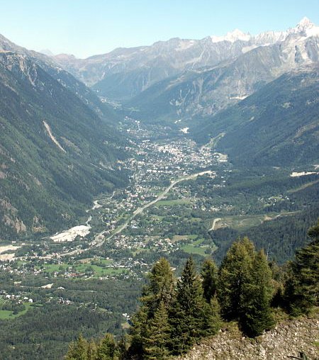 Chamonix Valley in the French Alps