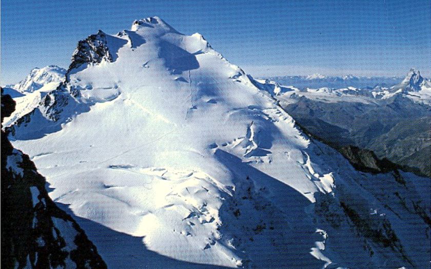 Dom de Mischabel ( 4245 metres )in the Zermatt region of the Swiss Alps - the highest mountain within Switzerland