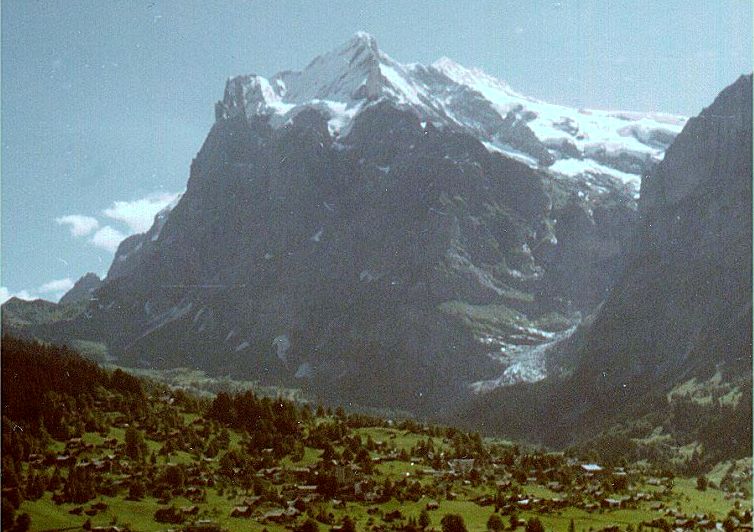 Wetterhorn from Grindelwald