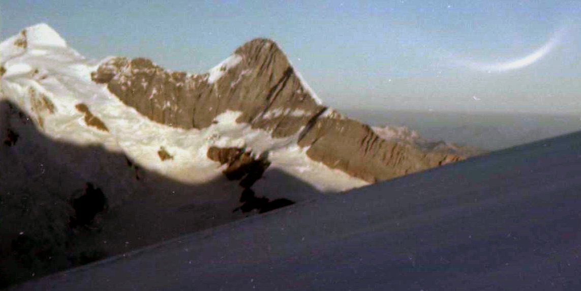 Eiger East Face from Schreckhorn