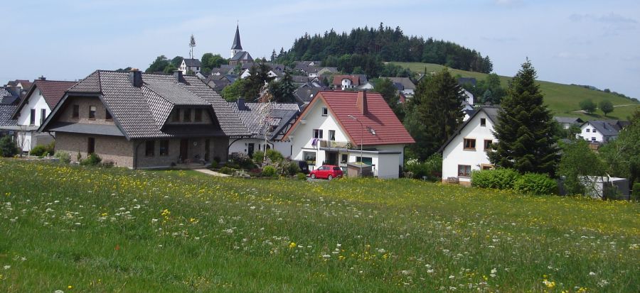 Village near Winnerath in the Eifel Region of Germany
