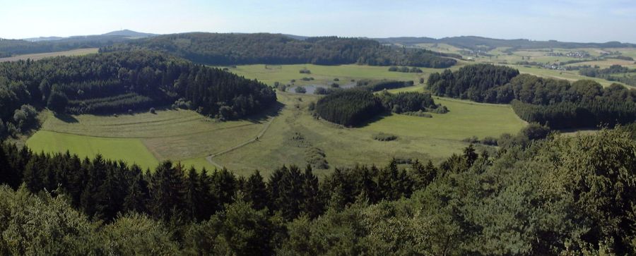 Landscape in the Eifel Region of Germany