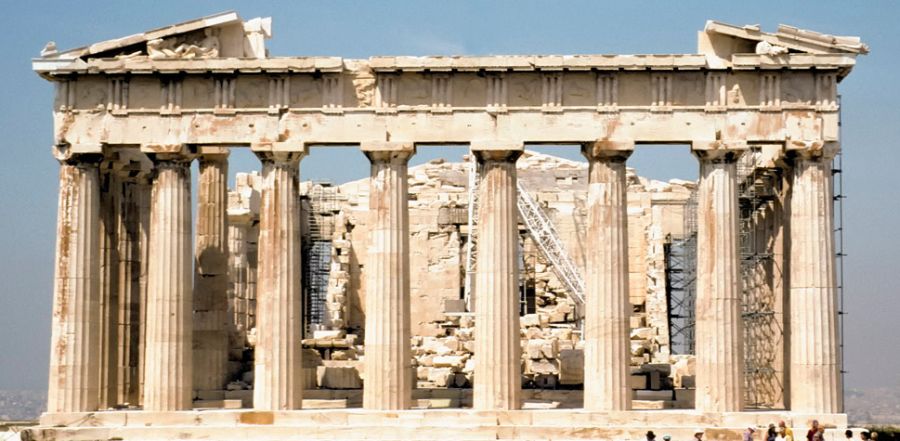 Parthenon in Athens - capital city of Greece