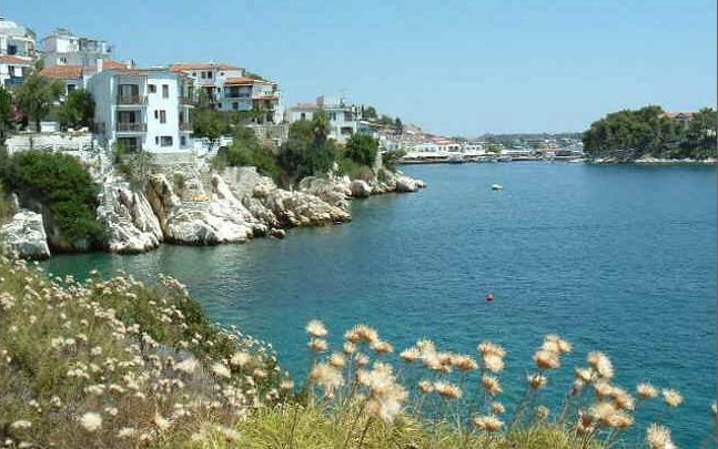 Skiathos Island in the Sporades Islands of Greece