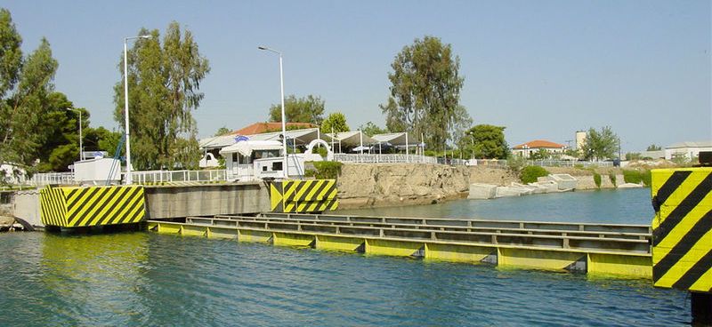 Submersible Bridge on Corinth Canal