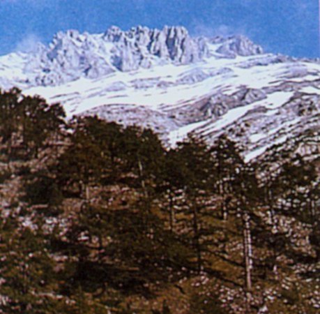 East Side of Mytikas Peak on ascent of Mt. Olympus