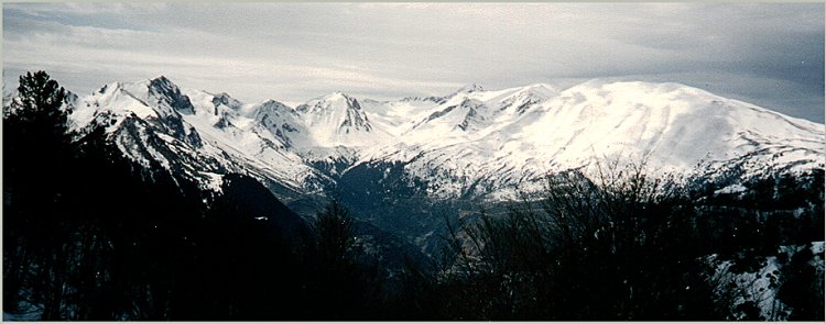 The Pindus Mountains in Northern Greece